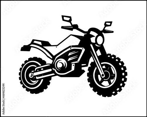 Motorcycle ATV Vector Scooter Bike Logo Pictogram Icon Sport Motorsport