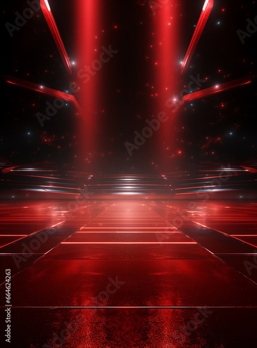 Background With Illumination Of Red Spotlights realistic image ultra hd high design	