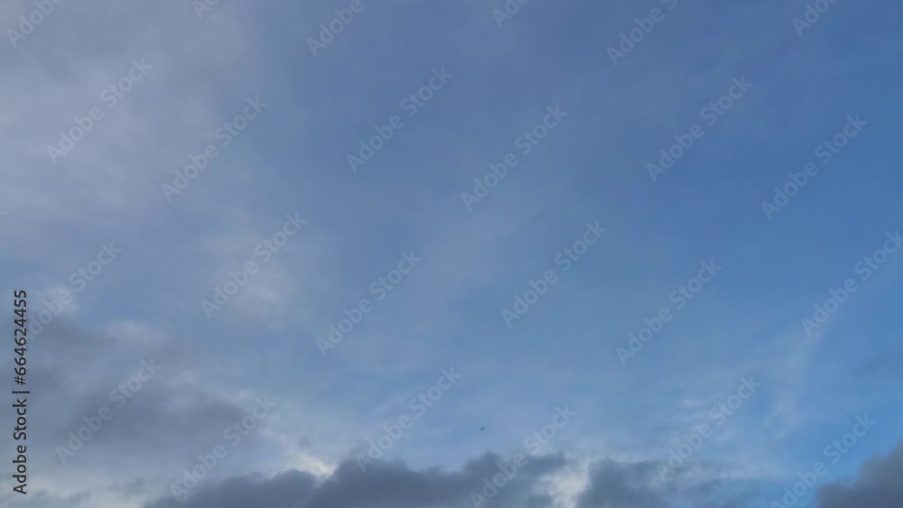 High Angle View of Beautiful Sky with Unique Clouds over Luton city of England UK. Footage Captured with Drone's Camera During Mostly Cloudy Day over England UK High Angle View of Beautiful Sky with Unique Clouds over Luton city of England UK. Footage Captured with Drone's Camera During Mostly Cloudy Day over England UK