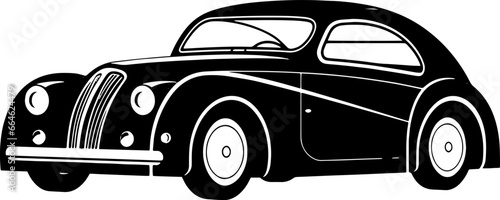 Vintage Car Logo Vector Icon Fast Elegant