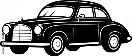 Vintage Car Logo Vector Icon Fast Elegant