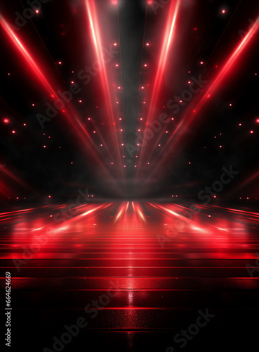 Background With Illumination Of Red Spotlights For Flyers realistic image ultra hd high design	