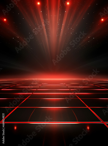 Background With Illumination Of Red Spotlights For Flyers realistic image ultra hd high design 