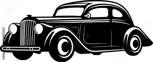 Vintage Car Logo Vector Icon Fast Elegant