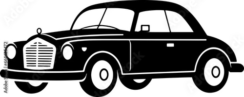 Vintage Car Logo Vector Icon Fast Elegant