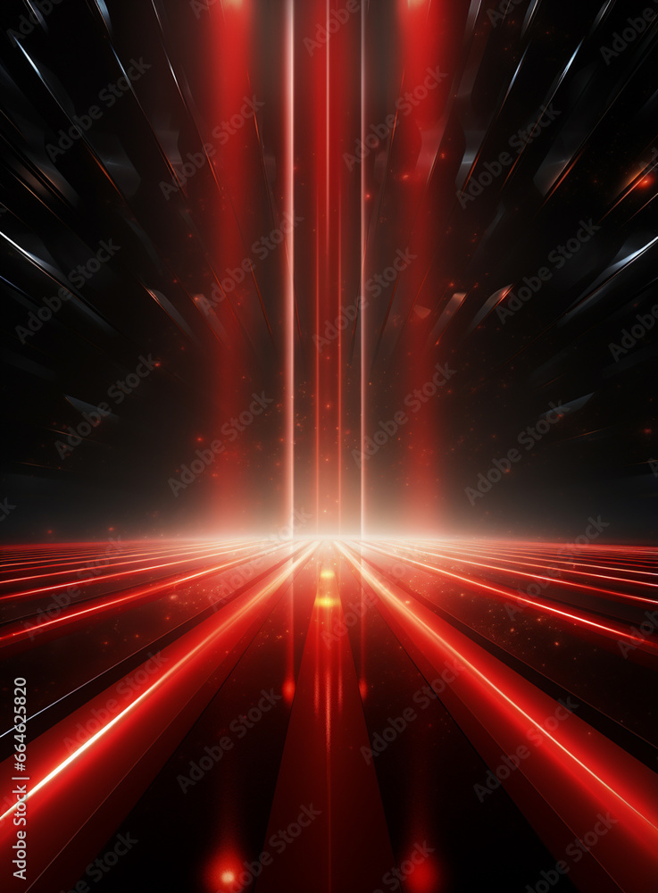 Backdrop With Illumination Of Red Spotlights For Flyers realistic image ultra hd high design