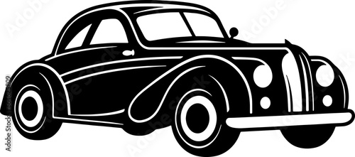 Vintage Car Logo Vector Icon Fast Elegant