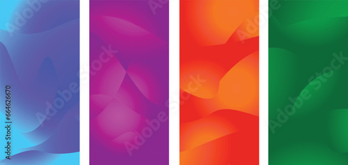Vector Art abstract background gradient colors