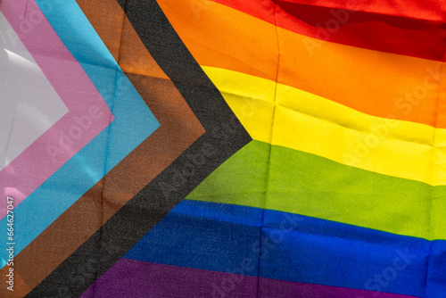 Obraz na płótnie Progress pride flag fullscreen