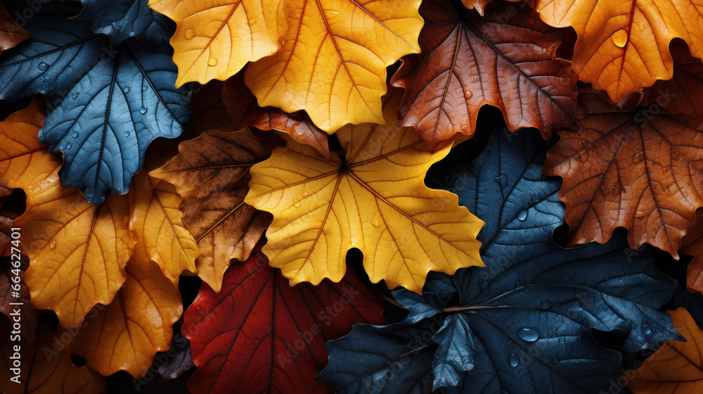 maple leaves. Generative AI maple leaves. Generative AI