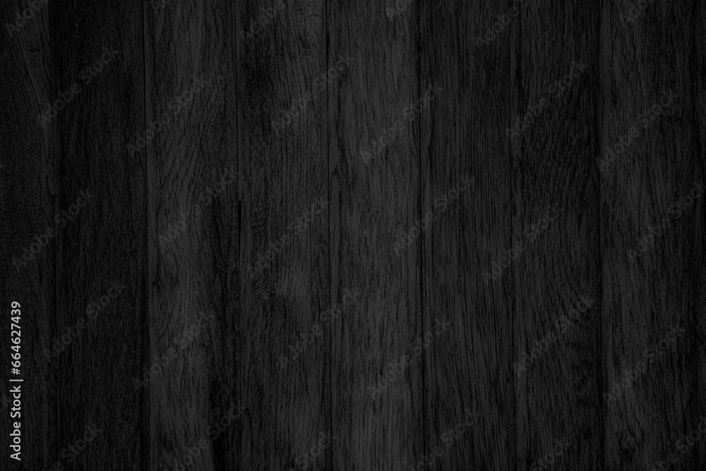 Fototapeta premium AI generated illustration of dark wooden plank background