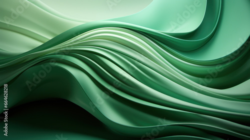 abstract green background. Generative AI