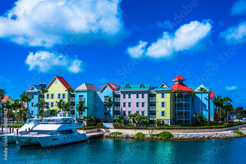 Swordfish sculpture on the Atlantis Resort in Nassau, Bahamas