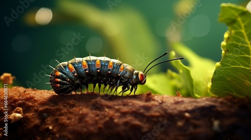  idea of "Transformation" as a caterpillar turns into a butterfly in a single frame. © Fahad