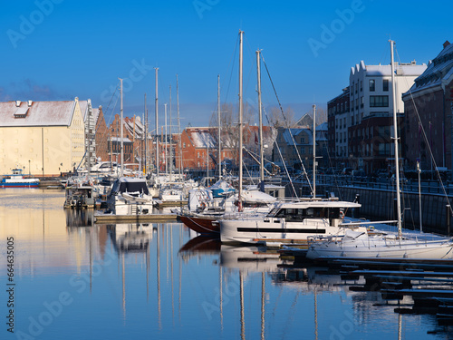2022-12-09 yachts at the pier Gdansk Poland © fotomaster