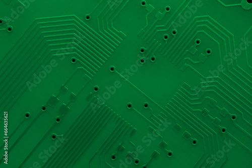 printed circuit. layout of tracks