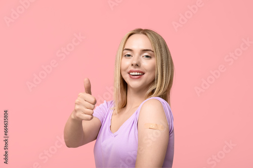 Young woman with medical pa...