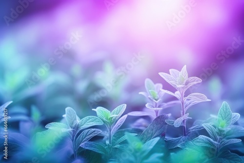 colorful blurred purple mint background
