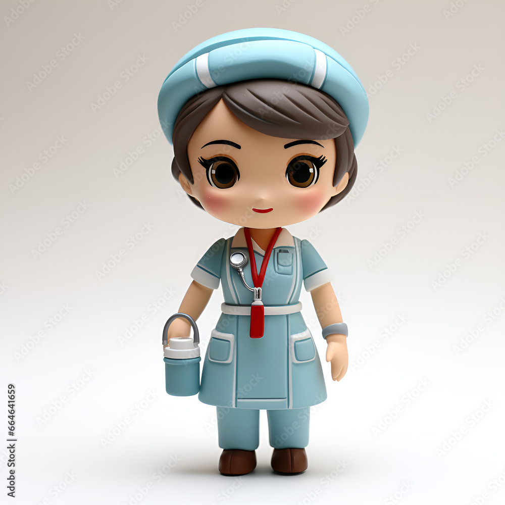 Figures, characters with specific occupations - made of clay, plastic created with generativa AI technology Figures, characters with specific occupations - made of clay, plastic created with generativa AI technology