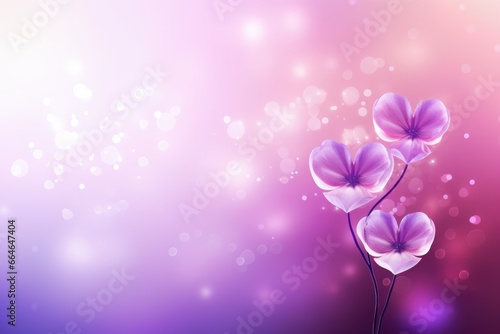 purple background, gradient colors, pink, violet, flower, love, romance, heart