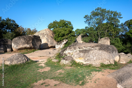 Ancient Sanctuary Begliktash near town of Primorsko, Bulgaria photo