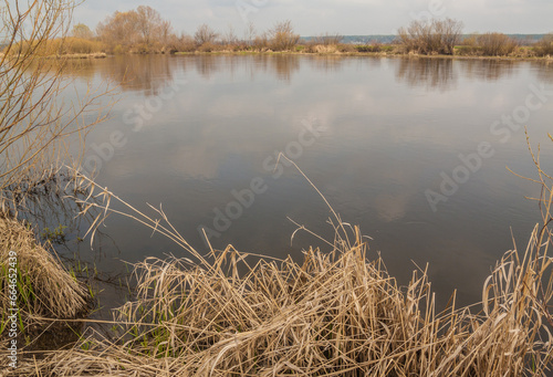 Spring high water on the river the Teterev photo