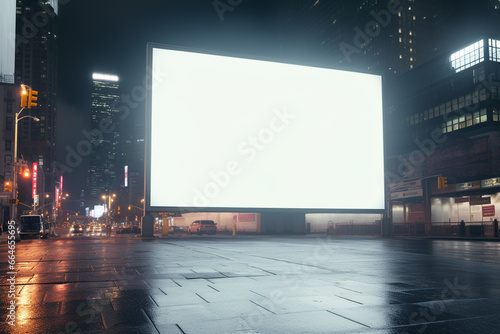 Wallpaper Mural Urban street signage for announcing and marketing, marketing, billboard, blank white space for advertising and displaying posters and signage announcement Torontodigital.ca