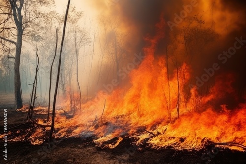 Stop forest fire. Danger of forest fire © Оксана Олейник