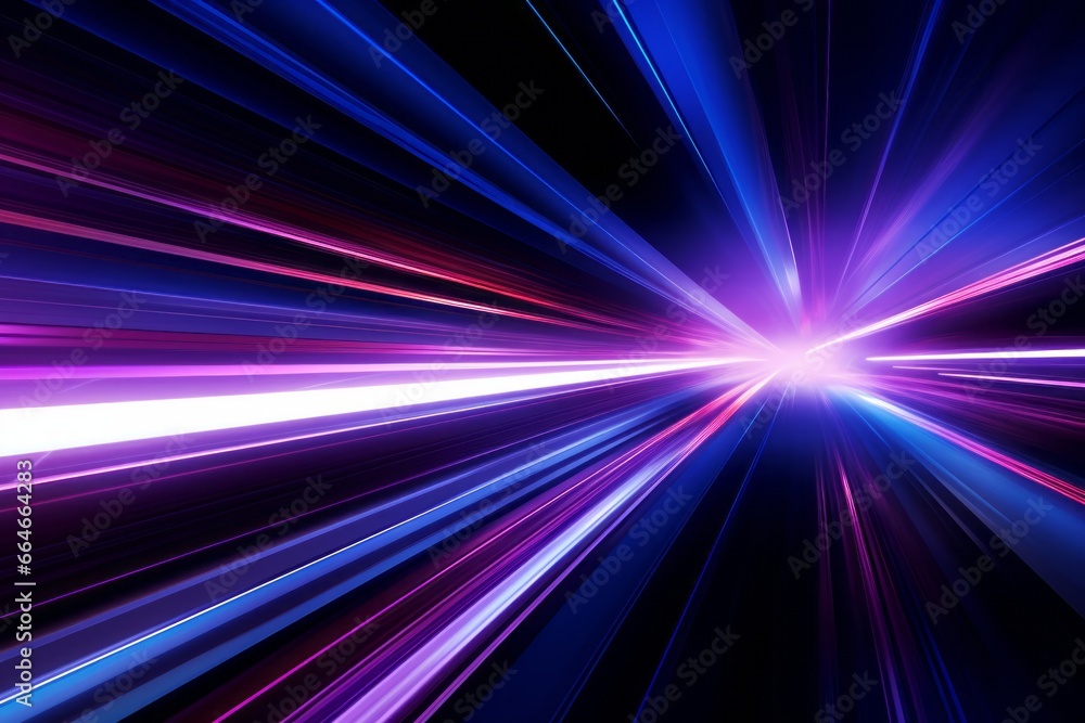 Abstract radiant light rays creating a dynamic sense of speed and movement in vibrant blue and pink hues Abstract radiant light rays creating a dynamic sense of speed and movement in vibrant blue and pink hues