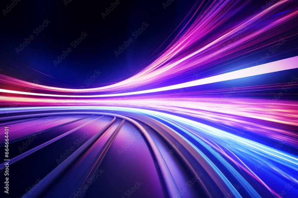 Abstract radiant light rays creating a dynamic sense of speed and movement in vibrant blue and pink hues Abstract radiant light rays creating a dynamic sense of speed and movement in vibrant blue and pink hues