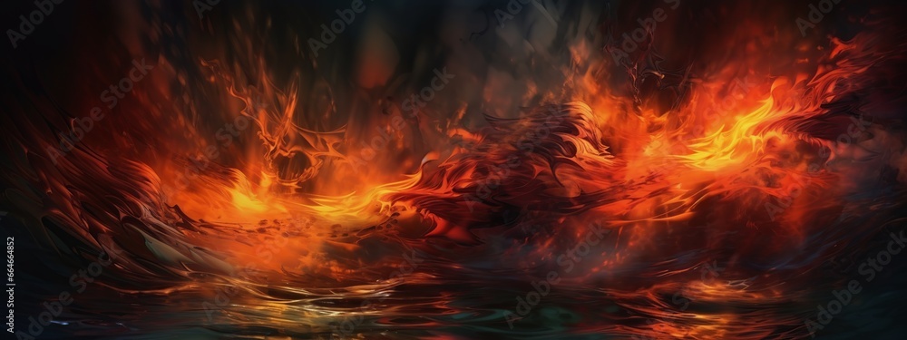 fire, flame, heat, burning, abstract, burn, red, hot, light, smoke, flames, orange, backgrounds, explosion, bonfire, energy, inferno, animation, yellow, black, exploding, generative ai