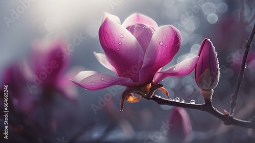 flower  lotus  nature  pink  water  lily  flora  plant  blossom  beauty  bloom  pond  garden  purple  waterlily  blooming  water lily  summer  leaf  flowers  generative ai
