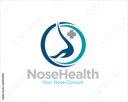 nose care logo designs for medical and clinic service