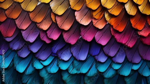 Marvel at the surreal colors and textures of a butterfly's intricate wing patterns.