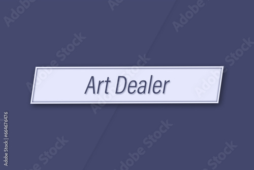 Billede på lærred Art Dealer