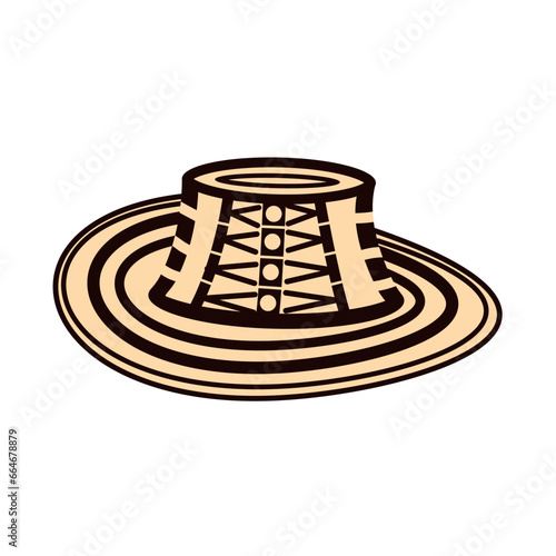 sombrero vueltiao illustration