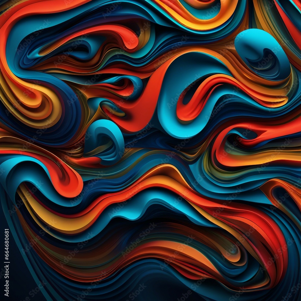 colorful flow pattern illustration background colorful flow pattern illustration background