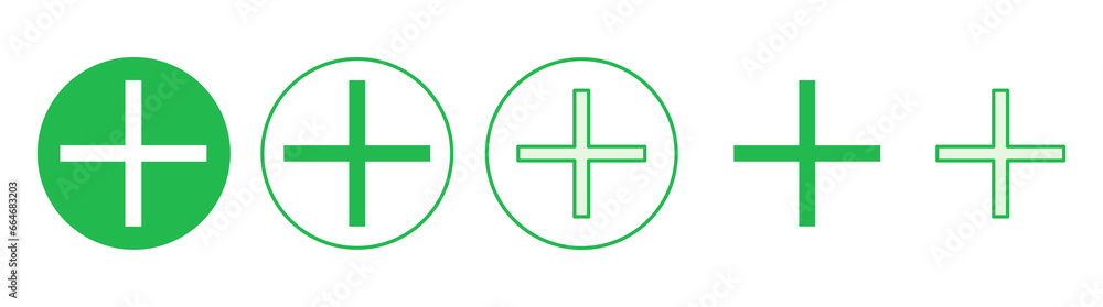 Plus Icon set. Add plus icon Plus Icon set. Add plus icon