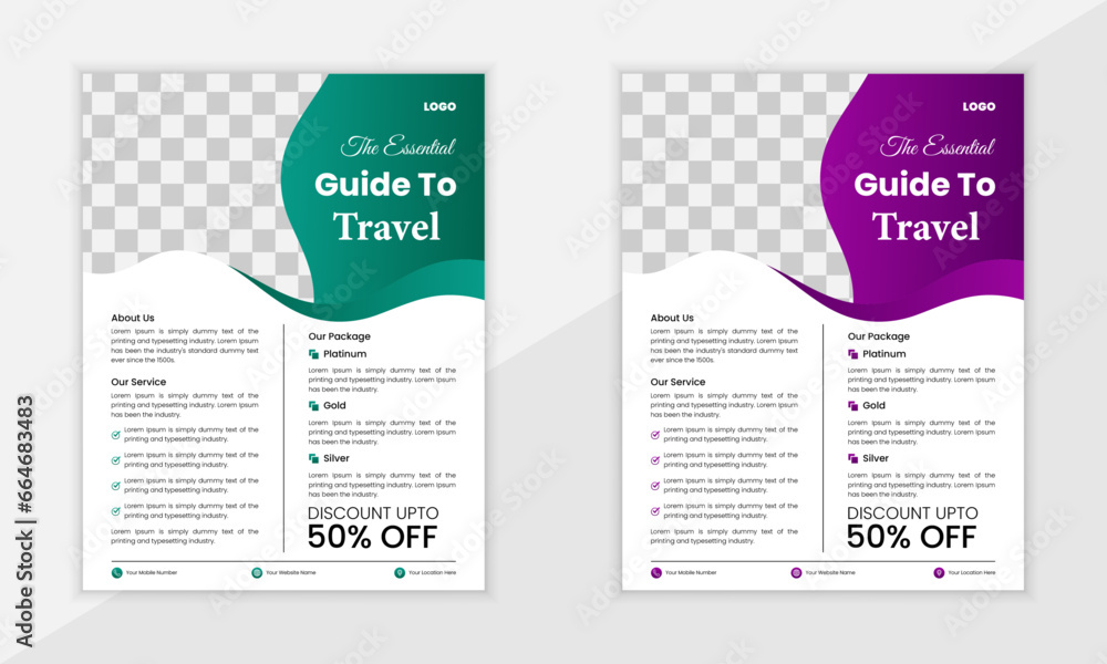 Vacation Travel Flyer Design Template Vacation Travel Flyer Design Template