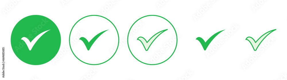 Check mark set. Check mark icon. Tick mark symbol vector Check mark set. Check mark icon. Tick mark symbol vector