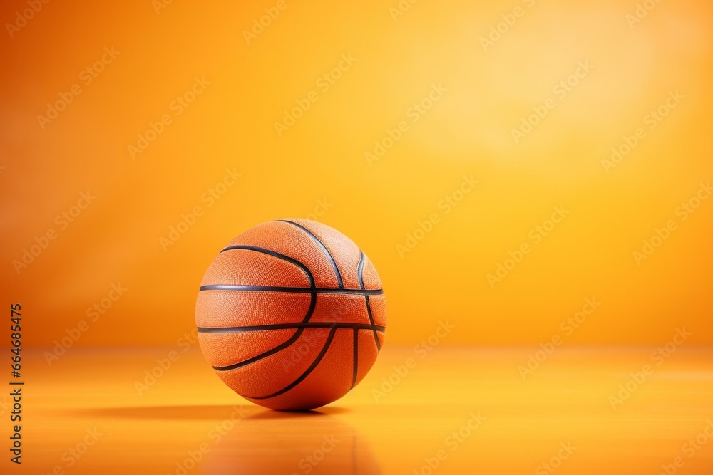 Basketball on background. Generative AI