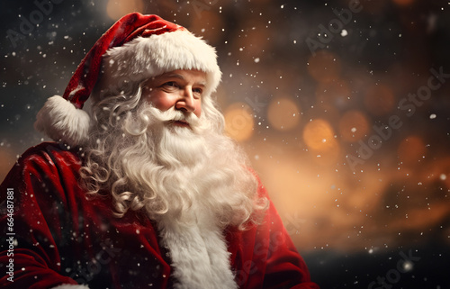 Santa Clause, Father Christmas, Saint Nicholas, Saint Nick, Kris Kringle - Generative AI © MrGeoff