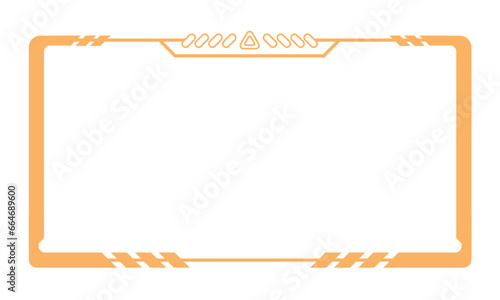 Hightech Technology HUD Rectangle Frame