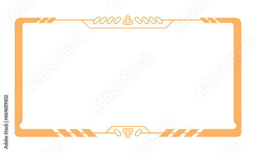  Hightech Technology HUD Rectangle Frame