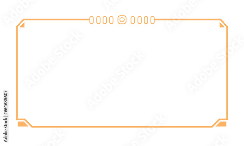  Hightech Technology HUD Rectangle Frame