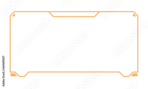  Hightech Technology HUD Rectangle Frame