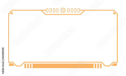  Hightech Technology HUD Rectangle Frame