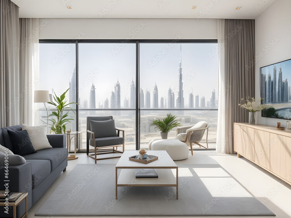 Fototapeta premium Interior of modern Lounge Living Room