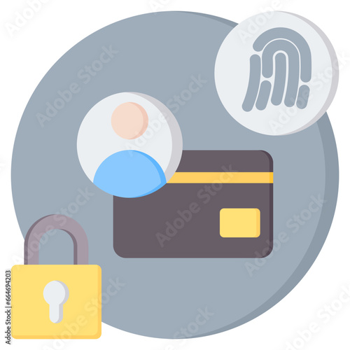 Strong Customer Authentication Flat Icon
