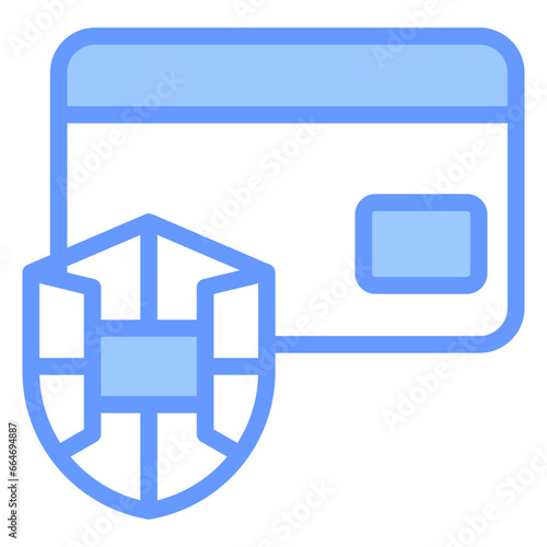 Emv Technology Blue Icon